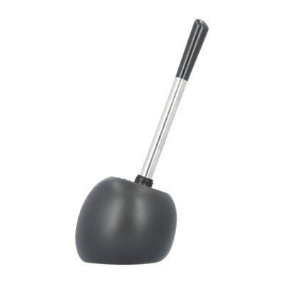 Keramische toiletborstelset Kiezelsteen Mat Zwart - 15x15x39 cm Keramische toiletborstelset Kiezelsteen Mat Zwart - 15x15x39 cm