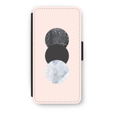 Marmeren cirkels: iPhone SE 2020 Flip Hoesje