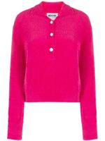 MOSCHINO JEANS polo à manches longues - Rose