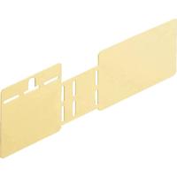 Weidmüller KLIPPON COPL 254012/16 Aardingsplaat Plaatdikte (max.): 0.8 mm Messing Messing 1 stuk(s)