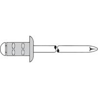 Gesipa 1433822 Popnagel (Ø x l) 3.2 mm x 8 mm 3.2 mm Staal Aluminium Aluminium PolyGrip® 1000 stuk(s)