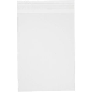Creotime cellofaan zakjes 19 x 13,7 cm 50 stuks transparant