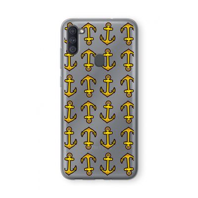 Musketon Anchor: Samsung Galaxy A11 Transparant Hoesje