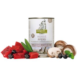 isegrim STEPPE Paard met appelbessen, champignons & wilde kruiden, 400 g, Aantal: 12 x 400 g