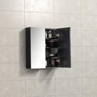 Spiegelkast Tieme in mat zwart 60x70x16cm