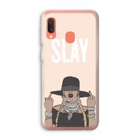Slay All Day: Samsung Galaxy A20e Transparant Hoesje