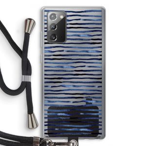 Verrassende lijnen: Samsung Galaxy Note 20 / Note 20 5G Transparant Hoesje met koord