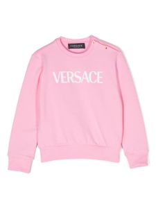 Versace Kids sweat à motif Medusa Head - Rose