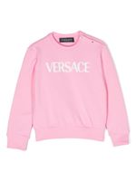 Versace Kids sweat à motif Medusa Head - Rose