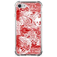 Extreme Case iPhone SE 2022/2020 | iPhone 8/7 Angel Skull Rood - thumbnail