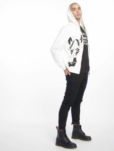 De Ferro / Sweatvest Impressive Fore in wit De Ferro / Sweatvest Impressive Fore in wit