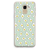 Spiegeleitjes: Samsung Galaxy J6 (2018) Transparant Hoesje Spiegeleitjes: Samsung Galaxy J6 (2018) Transparant Hoesje