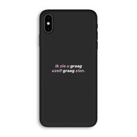 uzelf graag zien: iPhone XS Max Biologisch afbreekbaar hoesje