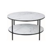 Artistiq Salontafel Daisy Marmerlook, 80cm - Rond