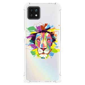 OPPO A53 5G | A73 5G Stevig Bumper Hoesje Lion Color