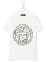 Versace Kids t-shirt en coton à logo Medusa - Blanc - thumbnail