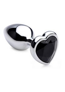 BS Black Heart Gem Anal Plug - Small