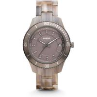 Horlogeband Fossil ES3089 Kunststof/Plastic Beige 18mm