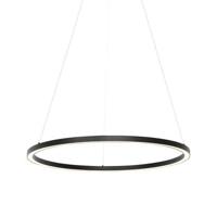 QAZQA Smart hanglamp zwart 80 cm incl. LED en RGBW - Girello