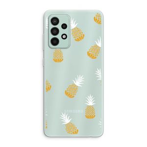 Ananasjes: Samsung Galaxy A52s 5G Transparant Hoesje