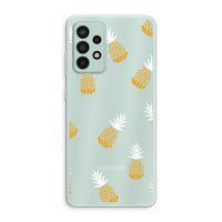 Ananasjes: Samsung Galaxy A52s 5G Transparant Hoesje