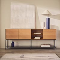 Kave Home Dressoir Vedrana Eiken, 195cm - Bruin - thumbnail