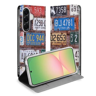 Book Case Samsung Galaxy A57 Kentekenplaten