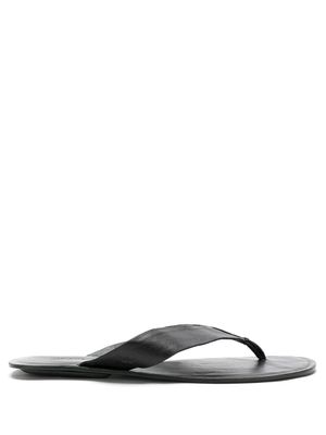 Osklen tongs E-Basics en cuir - Noir