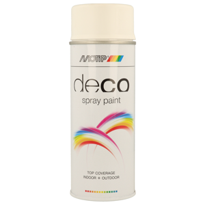 MOTIP Deco Lak | Mat | RAL 9010 | 400ml - 01650