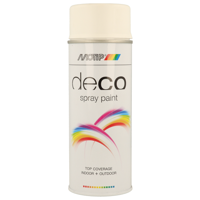 MOTIP Deco Lak | Mat | RAL 9010 | 400ml - 01650 MOTIP Deco Lak | Mat | RAL 9010 | 400ml - 01650