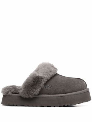 UGG chaussons Disquette en daim - Gris