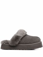 UGG chaussons Disquette en daim - Gris