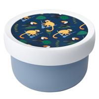 Mepal campus fruitbox jungle 300 ml wit/blauw