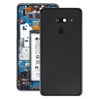 Batterij achtercover met camera lens & vingerafdruk sensor voor LG G8 ThinQ/G820/G820N/G820QM7 (zwart)