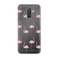 Anything Flamingoes: Samsung Galaxy A6 Plus (2018) Transparant Hoesje