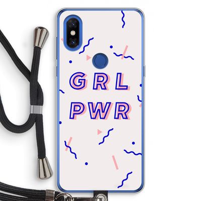 GRL PWR: Xiaomi Mi Mix 3 Transparant Hoesje met koord