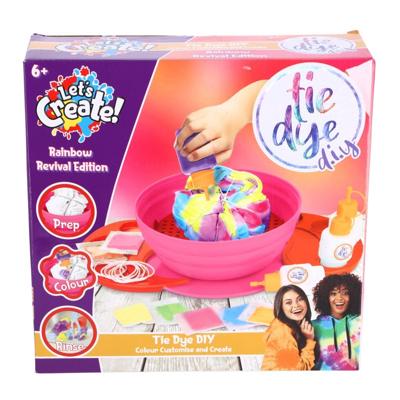 Sambro let's create tie dye station rainbow revival
