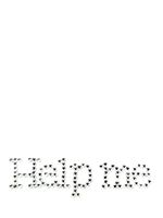 The Beautiful Bride Shop Help Me-Trouwschoenen Sticker