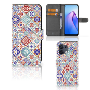 OPPO Reno8 Bookcase Tiles Color