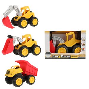 CARS&TRUCKS Bouwvoertuig 20cm 3-ass