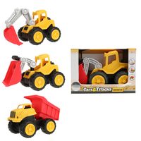 CARS&TRUCKS Bouwvoertuig 20cm 3-ass