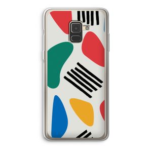 Illustratieve pop 1: Samsung Galaxy A8 (2018) Transparant Hoesje