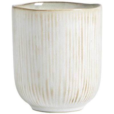 Leen Bakker - Mok Sophie Naturel Ø7,5 Cm - Stoneware - Beige - H8 Cm