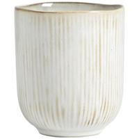 Leen Bakker - Mok Sophie Naturel Ø7,5 Cm - Stoneware - Beige - H8 Cm