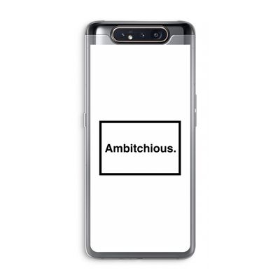 Ambitchious: Samsung Galaxy A80 Transparant Hoesje