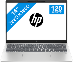 HP Pavilion Plus 14-ew0970nd Laptop 35,6 cm (14") 2.8K Intel® Core™ i7 i7-1355U 16 GB LPDDR5x-SDRAM 1 TB SSD Wi-Fi 6E (802.11ax) Windows 11 Home Zilver