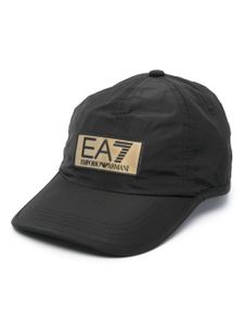 Ea7 Emporio Armani casquette à logo appliqué - Noir