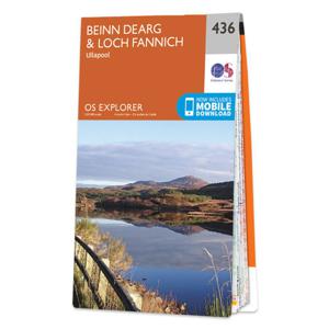 Wandelkaart - Topografische kaart 436 OS Explorer Map Beinn Dearg, Loc