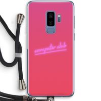 Vice Glow: Samsung Galaxy S9 Plus Transparant Hoesje met koord