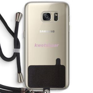 kwetsbaar: Samsung Galaxy S7 Transparant Hoesje met koord
